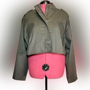 Chic Charcoal Women's Blazer